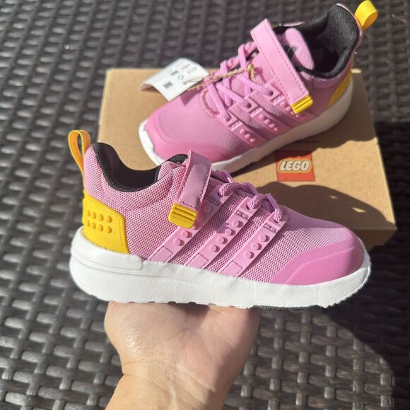 Adidas x LEGO Racer TR21 Elastic Laces and Top Strap Kid's Shoes ID7367 - Picture 8 of 16